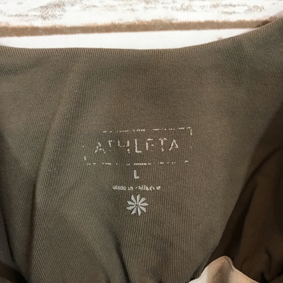 ATHLETA BROWN BRA TOP TANK SIZE LARGE - Picture 4 of 8
